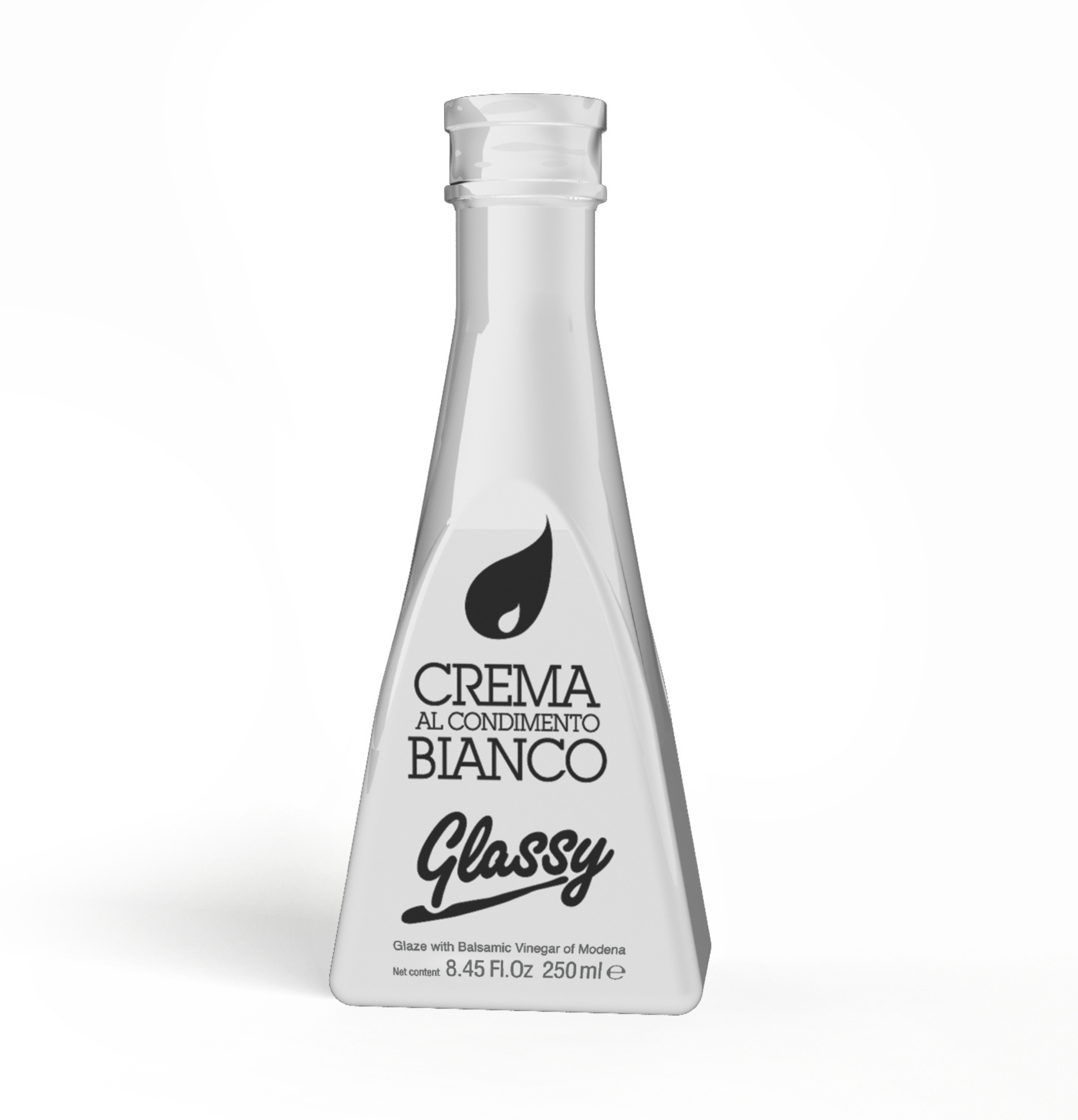 Glassy Glaze with White Condiment - Plain